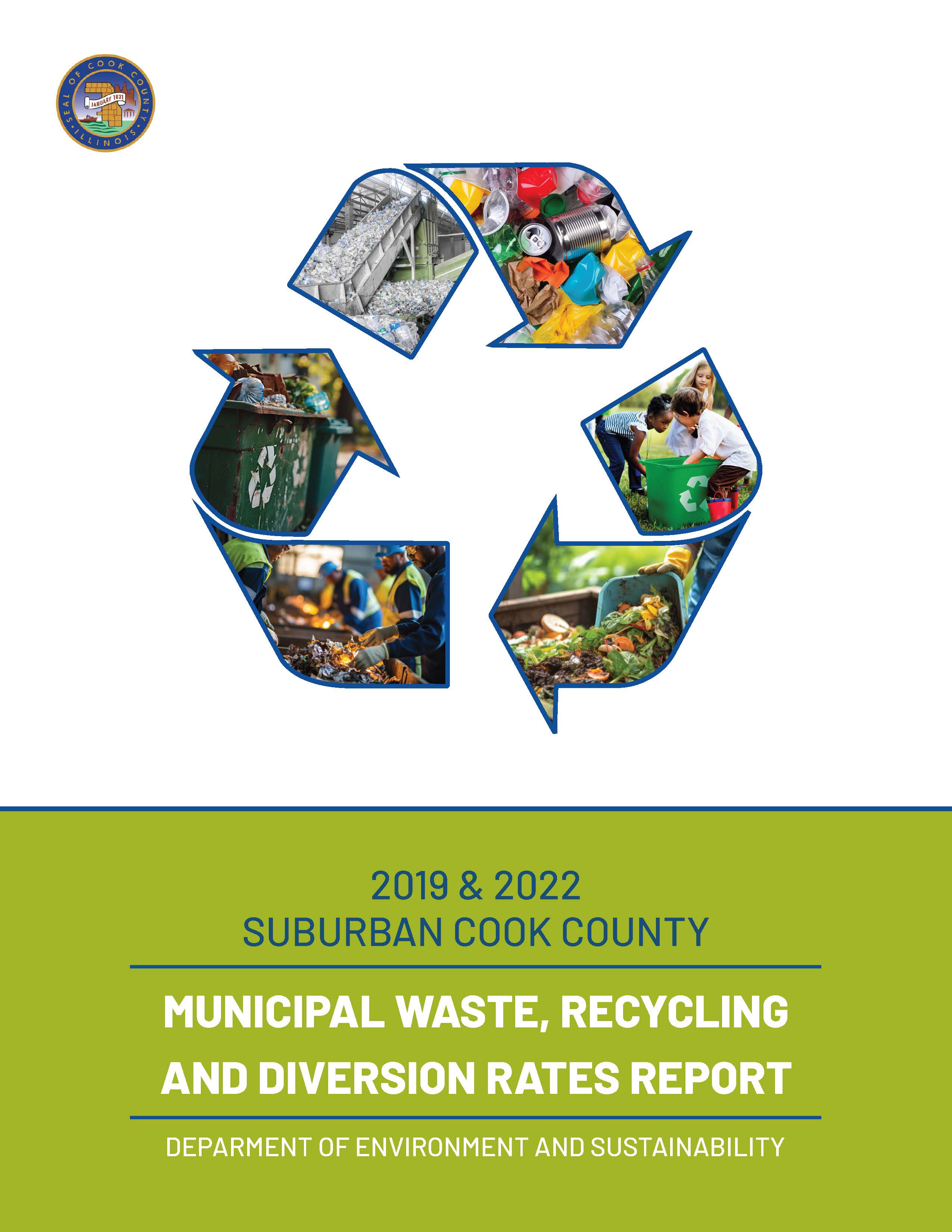 Municipal Waste, Recycling and Diversion Rates in Cook County